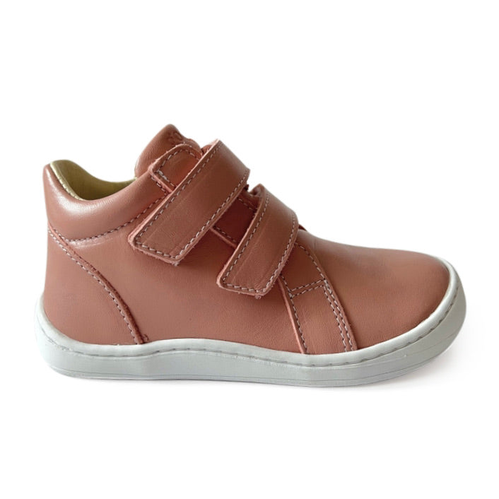 Barfodssko til børn i farven pale pink