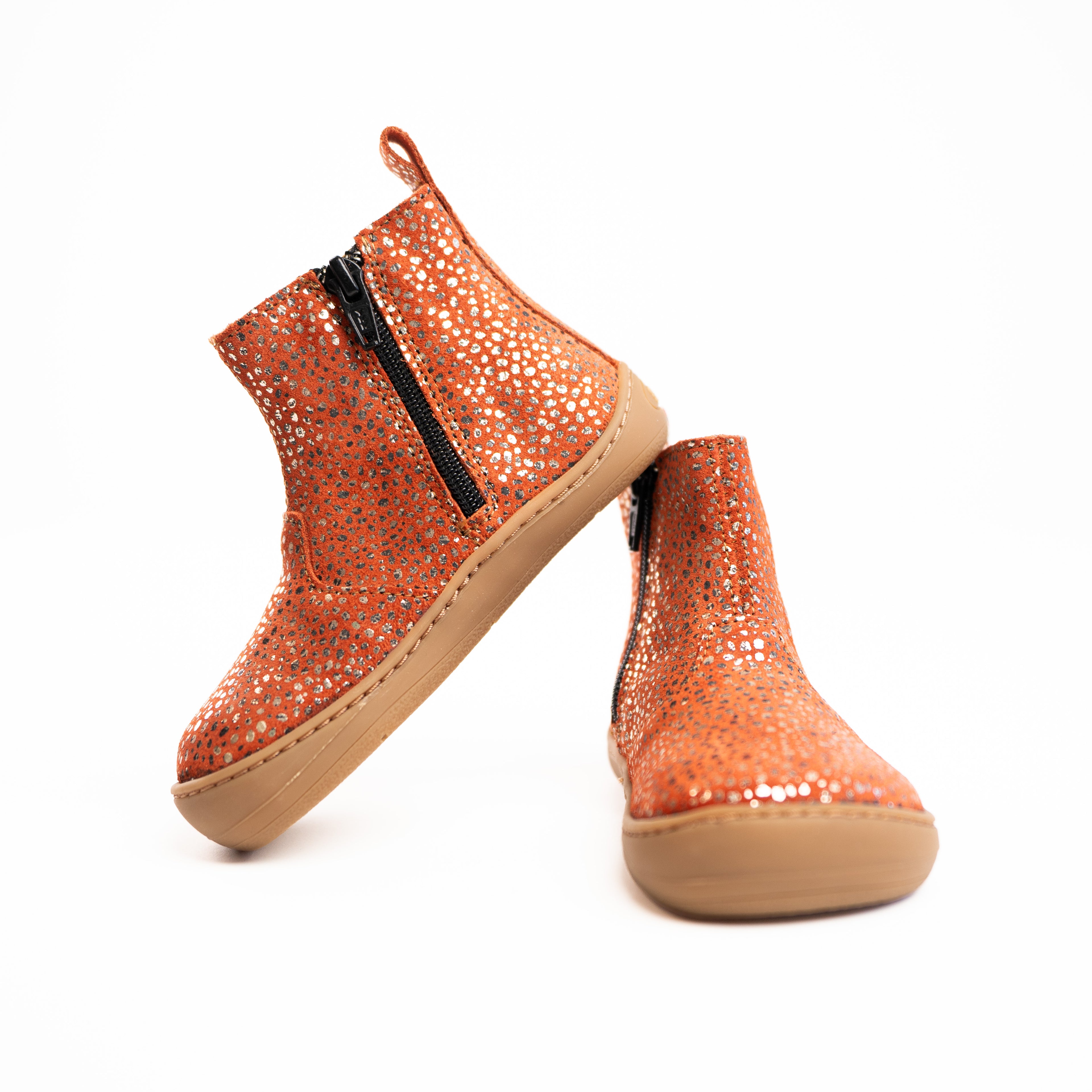Chelsea Coral Glitter Übergangsschuhe