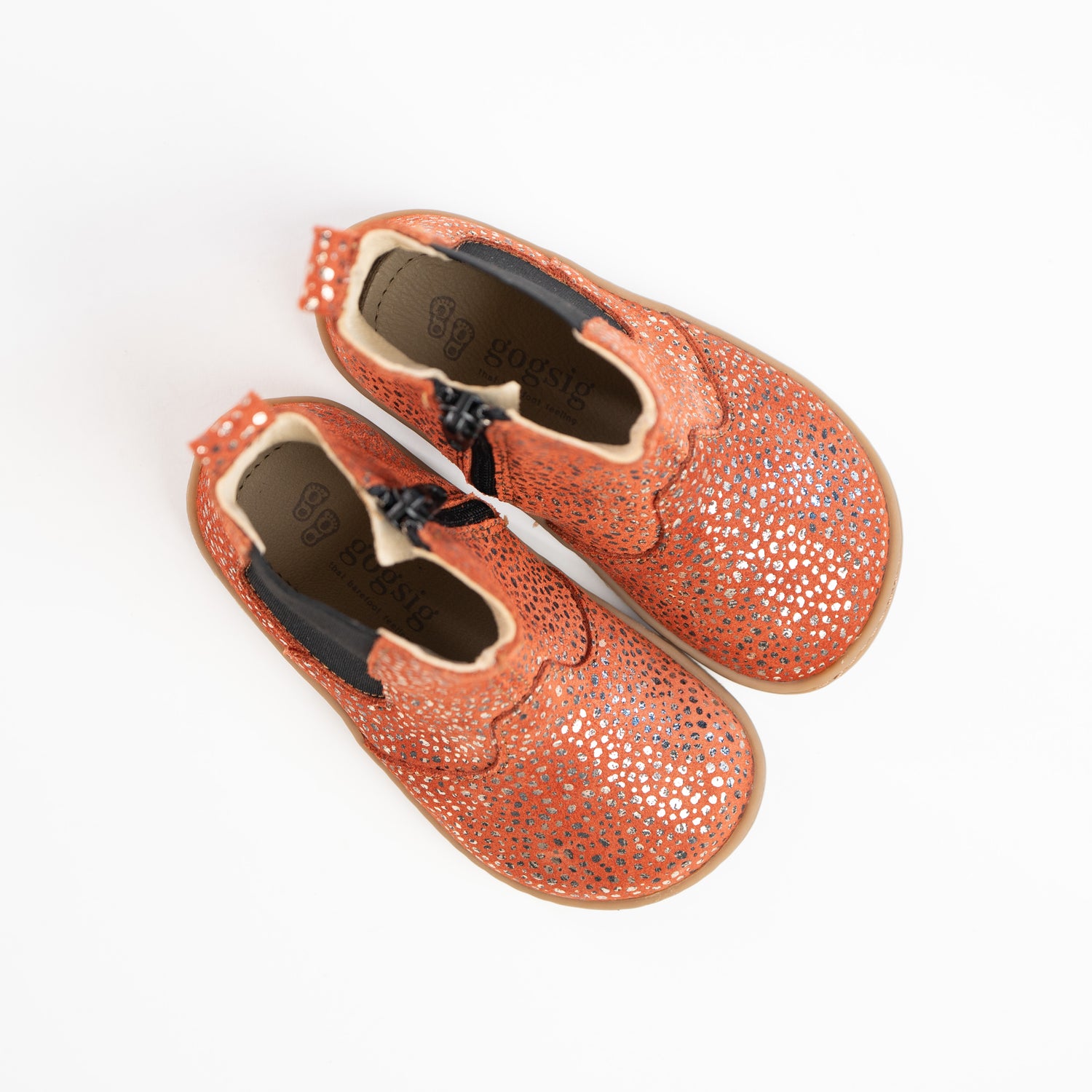 Chelsea Coral Glitter Übergangsschuhe