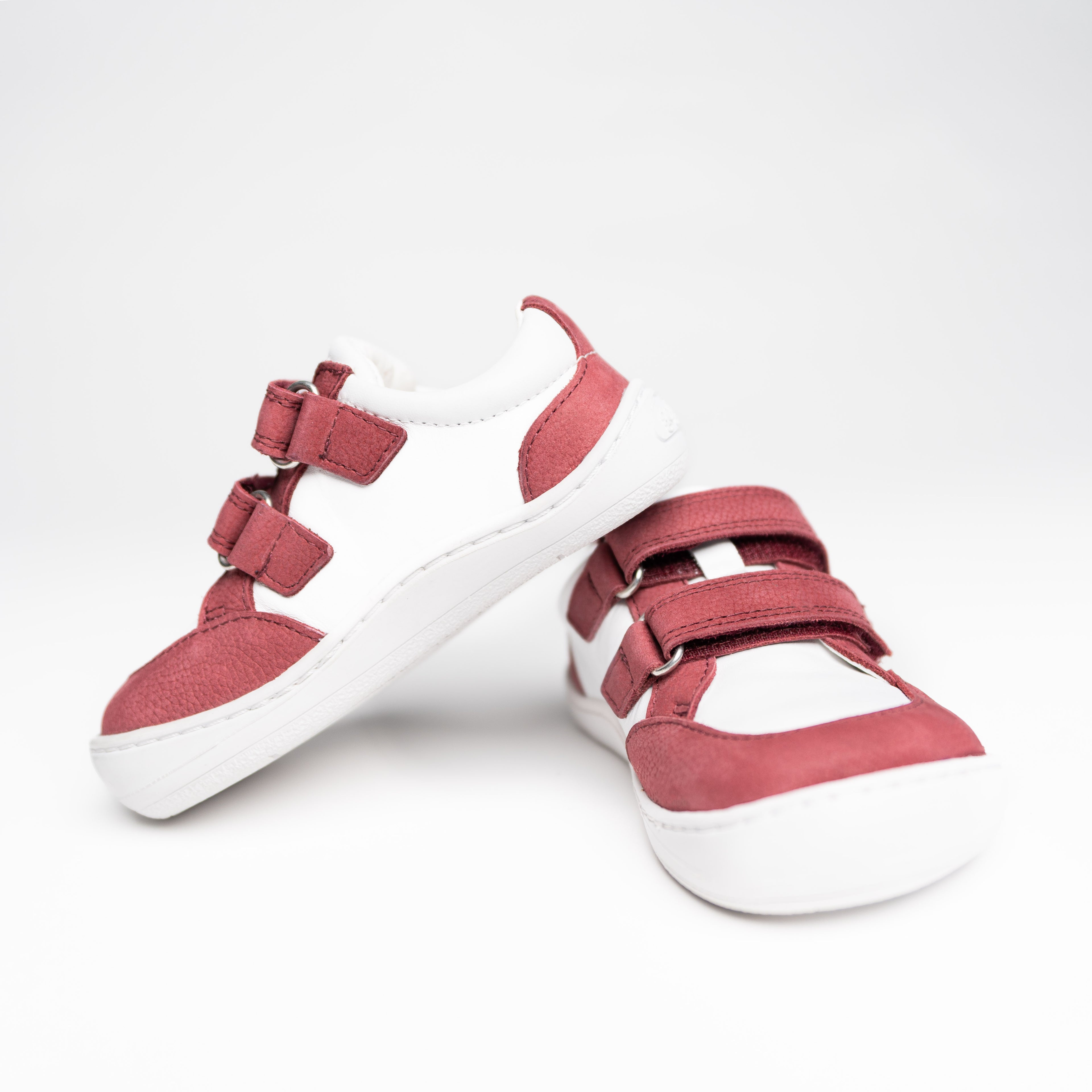 sneaker-børnesko-hvide-rose-barfodssko-rosa-white