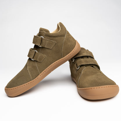 Barfodssko-til-børn-dusty-forest-overgangssko-børnesko-grøn